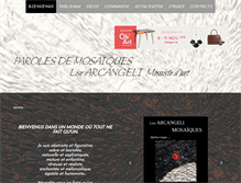 Tablet Screenshot of mosaiquesdelise.com